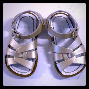 Gold Saltwater Sandals